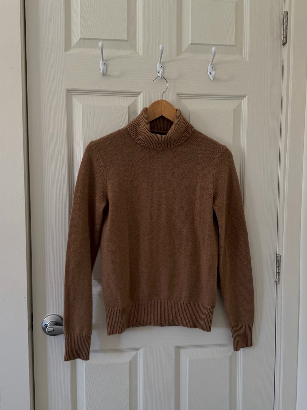 Brooks Brothers Camel Brown Turtleneck Sweater - Women's Knit